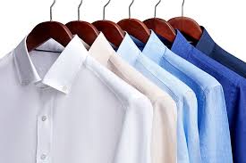 Freshly cleaned and pressed shirts by dry cleaners in Clapham Junction